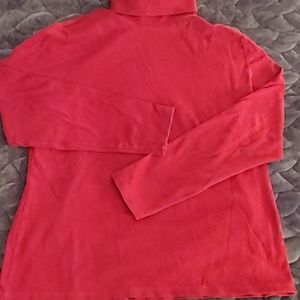 Croft & Barrow Red Turtleneck